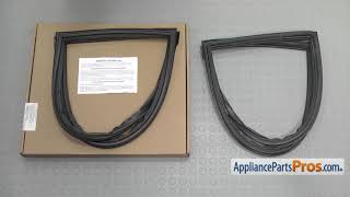 Refrigerator Refrigerator Door Gasket Part W11368721  How To Replace [upl. by Daniell]