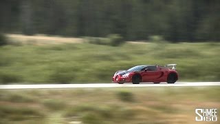 Bugatti Veyron Vitesse Flyby at 2357mph  Hellbug Veyron LOr Rouge [upl. by Eenal586]