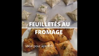 FEUILLETÉS AU FROMAGE  TRÈS SIMPLE ET RAPIDE A FAIRE [upl. by Tadio]