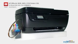 HP Officejet 3830 3835 CISS  HP 63 302 123 803 HP 664 680 652 HP 46 [upl. by Aile]