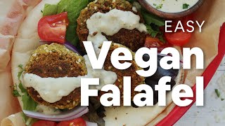 Easy Vegan Falafel  Minimalist Baker Recipes [upl. by Novert]