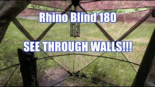 Rhino Blind 180 Review  SEE THROUGH WALLS [upl. by Lucienne]