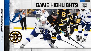 Lightning  Bruins 12421  NHL Highlights [upl. by Persse]