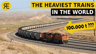 Top 10 Heaviest Trains Worldwide Explained [upl. by Nolur]