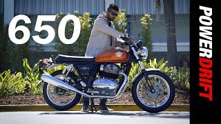 Royal Enfield Interceptor 650  Stock Exhaust Note  PowerDrift [upl. by Sirahc]