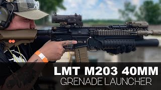 M4A1 Block II  LMT M203 40MM Grenade Launcher [upl. by Dnanidref]