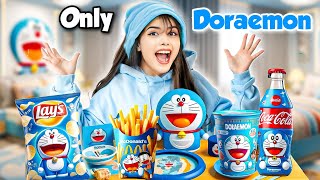 Using Only DORAEMON things for 24 Hours [upl. by Fedak]