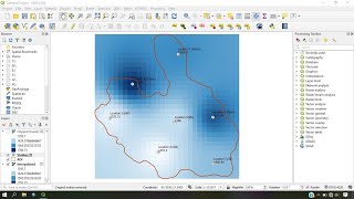 Spatial Interpolation IDW using QGIS [upl. by Mendel]