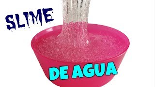 Haz SLIME DE AGUA Probando recetas de 💦Water Slime💦 [upl. by Mozes]