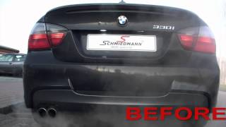 BMW E90 330I with Eisenmann sportsexhaust [upl. by Billmyre]