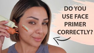 HOW TO USE PRIMER ON FACE 2021  NINA UBHI [upl. by Hearsh]