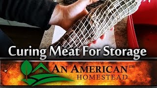 Curing Meat For Storage [upl. by Thorne567]