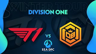 T1 vs OBNeon Game 3  DPC SEA Div 1 Winter Tour 20212022 w MLP amp johnxfire [upl. by Adnohryt]