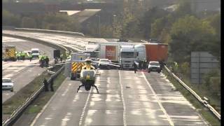 At least seven dead in horrific M5 motorway smash [upl. by Erasaec]