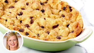 Professional Baker Teaches You How To Make BREAD PUDDING [upl. by Ahtamas]