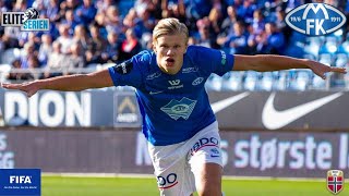 ERLING HÅLAND All Goals in Molde FK 6817  201018 [upl. by Beore]