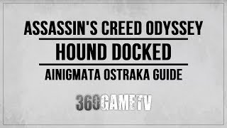 Assassins Creed Odyssey Hound Docked Ainigmata Ostraka Location  Solution Megaris [upl. by Shantha465]