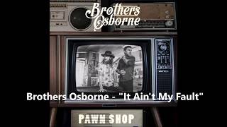 Lyrics  Brothers Osborne  It Aint My Fault [upl. by Ellekcim]