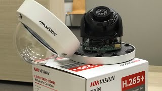 How to setup a network IP camera HIKVISION Exir fixed dome camera 4MP Network settings IT show [upl. by Zeba]