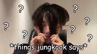 some of jungkooks most iconic quotes [upl. by Ettereve]