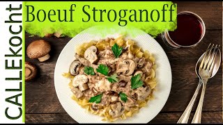 Filetspitzen Boeuf Stroganoff  Einfach selber machen [upl. by Dyche]