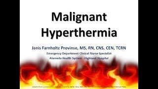 Malignant Hyperthermia [upl. by Anirba]