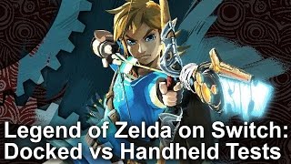 Zelda Breath of the Wild  Switch Docked vs Undocked Comparison  FrameRate Test [upl. by Lucita]