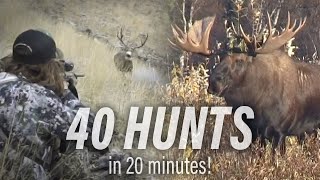 40 Rifle Hunts in 20 Minutes Eastmans’ Hunting Journal [upl. by Three]