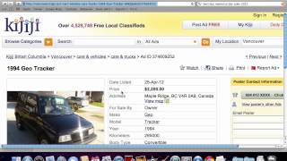 Kijiji Used Cars For Sale Under 5000  Online Search Tools in Canada [upl. by Carlita]