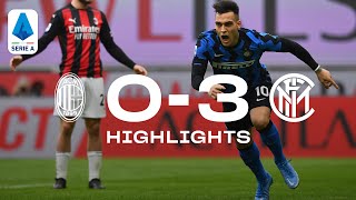 AC MILAN 03 INTER  HIGHLIGHTS  SERIE A 2021  LuLa turns Milano Nerazzurra ✌🏻⚫🔵 [upl. by Lucrece]