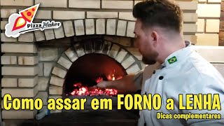 Dicas para assar um boa PIZZA no FORNO a LENHA 😍 [upl. by Haggerty774]