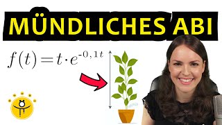 MÜNDLICHES ABITUR Mathe Analysis – Anwendungsaufgabe Analysis zum Mitmachen [upl. by Lytle954]