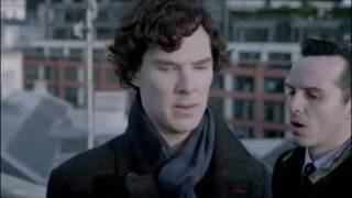 Sherlock Holmes VS Jim Moriarty  The Reichenbach Fall  Sherlock  BBC [upl. by Athenian]