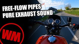 Royal Enfield Interceptor 650 Free Flow Exhaust Sound ONLY [upl. by Anifled]