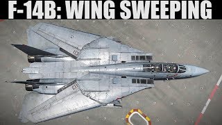 F14B Tomcat Wing Sweep Control Tutorial  DCS WORLD [upl. by Elleraj255]