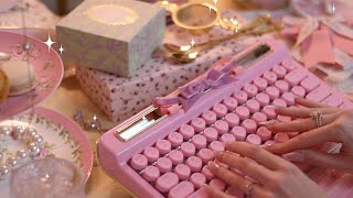 Princess Keyboard Typing For Fancy Relaxation ASMR no speaking [upl. by Schumer]