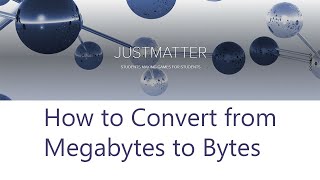 How to Convert from Megabytes to Bytes [upl. by Akin]