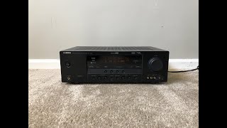 Yamaha RXV461 51 Home Theater Surround Receiver [upl. by Yael]