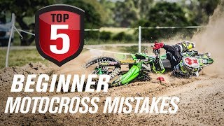 Top 5 Beginner Motocross Mistakes amp How to Avoid Them [upl. by Ponton684]