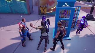 Default Skin Copying Everybody in Party Royale Default doing everybody’s emotes [upl. by Erdnuaed]