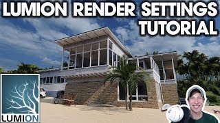 Lumion PHOTOREAL RENDERING SETTINGS  How to Set Up a Rendering in Lumion [upl. by Norag128]