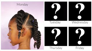 How I do Sekoras hair during the week of school [upl. by Badr990]