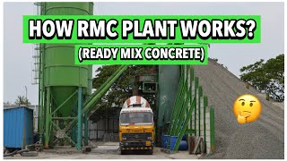 process of ready mix concrete  Advantages and Disadvantages of RMC plant  civilogy [upl. by Carrew]