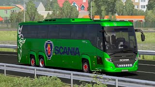 Scania Touring Bus Mod  ETS2 136137138139140 [upl. by Hakkeber]