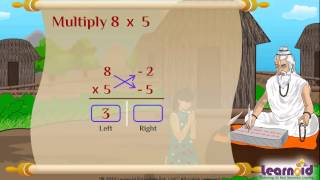 Vedic Math Multiplication using Nikhilam Sutra English [upl. by Pearle]