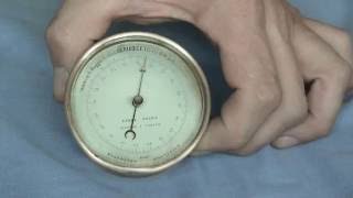 Pressure testing an Aneroid Barometer [upl. by Eitsirk]