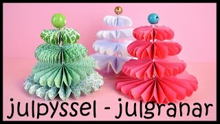 Julpyssel  julgran av papper [upl. by Khai]