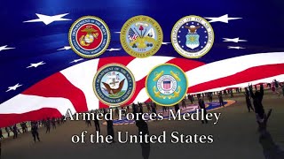 US Military Songs United States Armed Forces Medley [upl. by Aicilat]