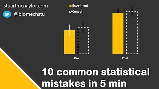 Ten Statistical Mistakes in 5 Min [upl. by Martens941]