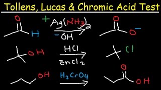 Tollens Reagent Mechanism  Lucas amp Chromic Acid Test [upl. by Cogn509]